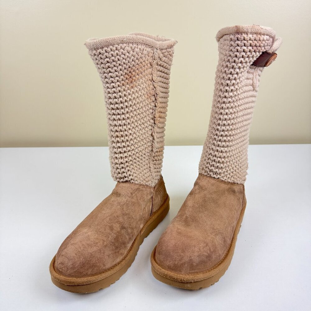 EUC UGG Shaina Sweater Cuff Boots S/N 1012534 - Picture 2 of 13